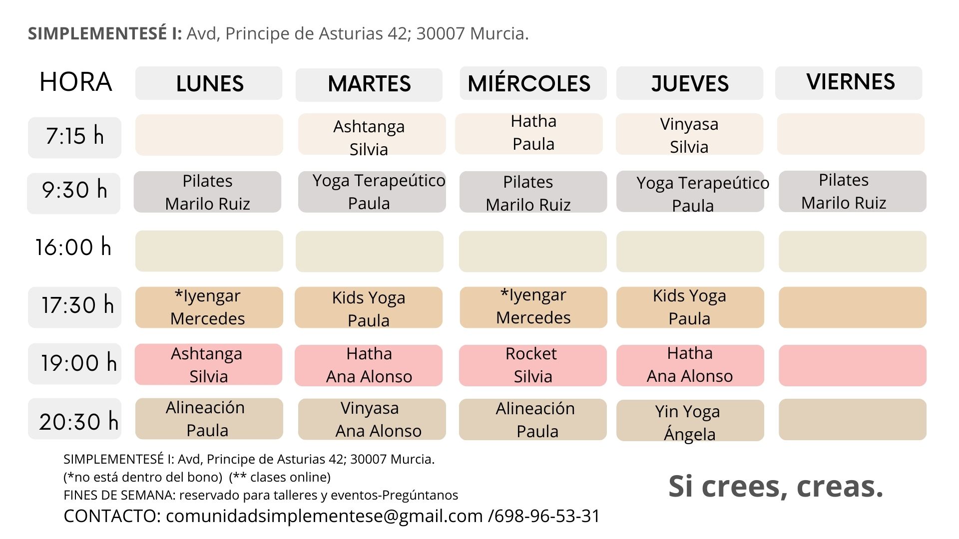 Naranja Verde Rosa Amarillo Colorido Verano Versión Imprimible En Blanco Clases Calendario Semanal-2