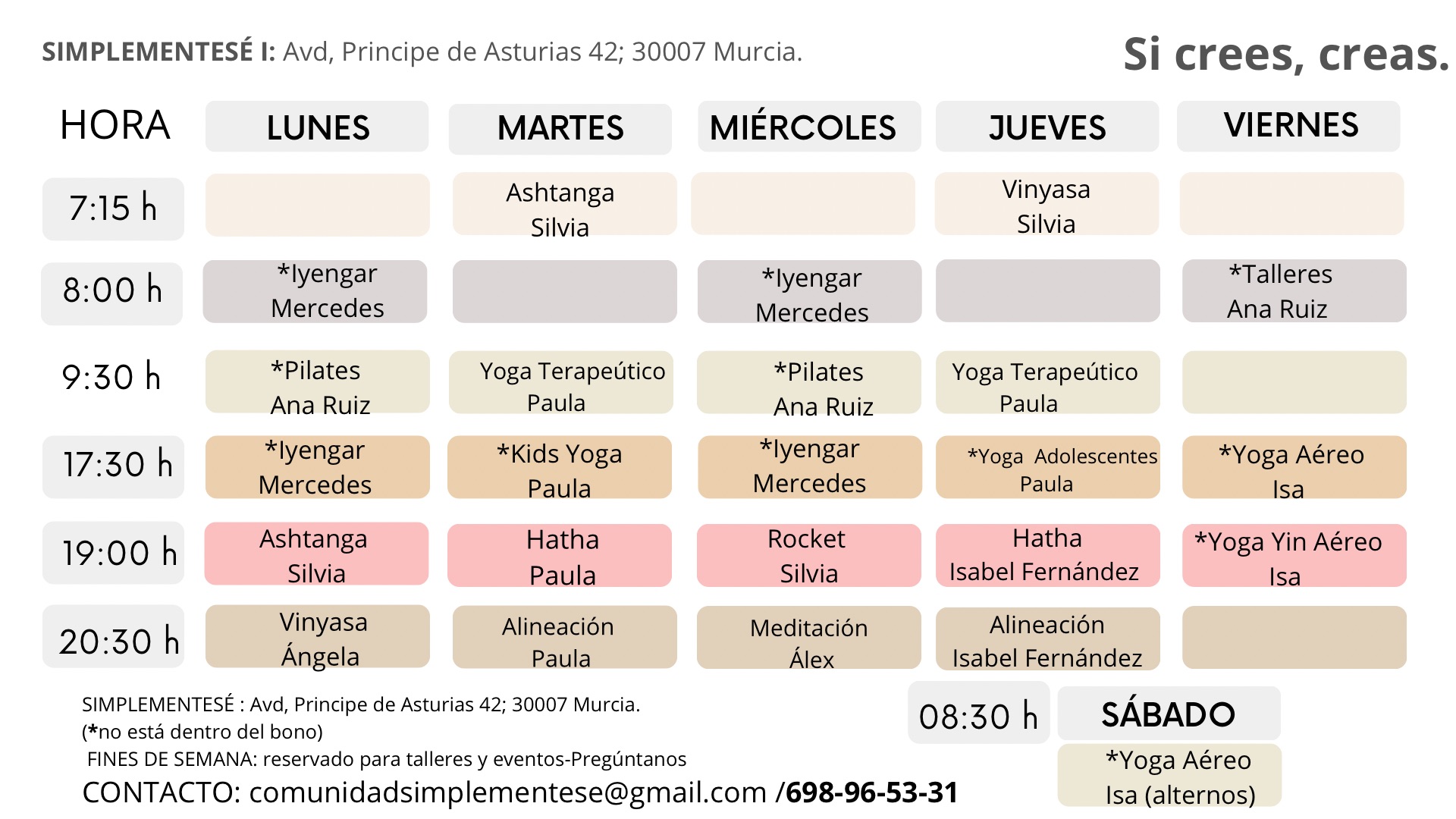 Naranja Verde Rosa Amarillo Colorido Verano Versión Imprimible En Blanco Clases Calendario Semanal 3